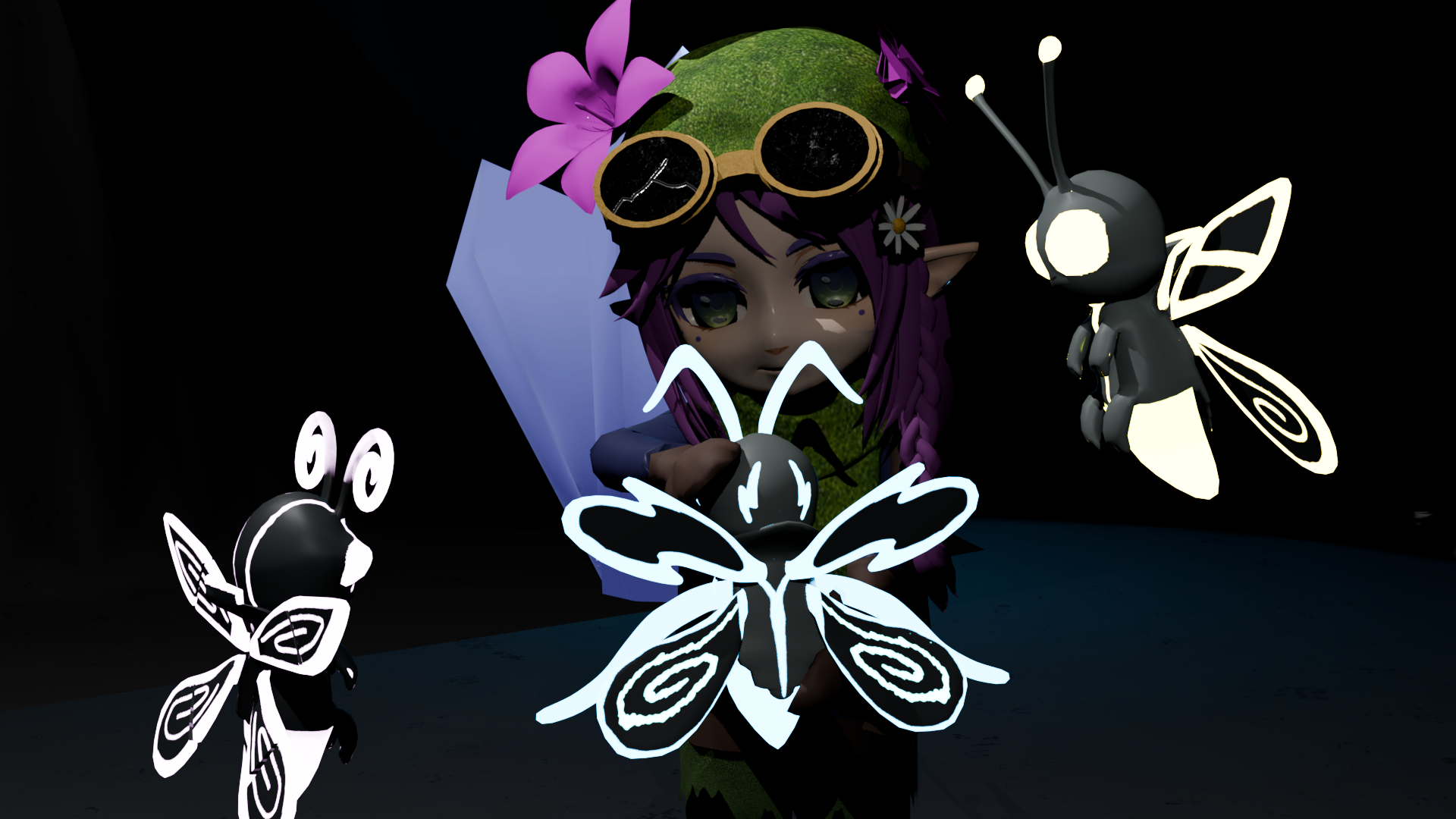 Scout - Fireflies character render